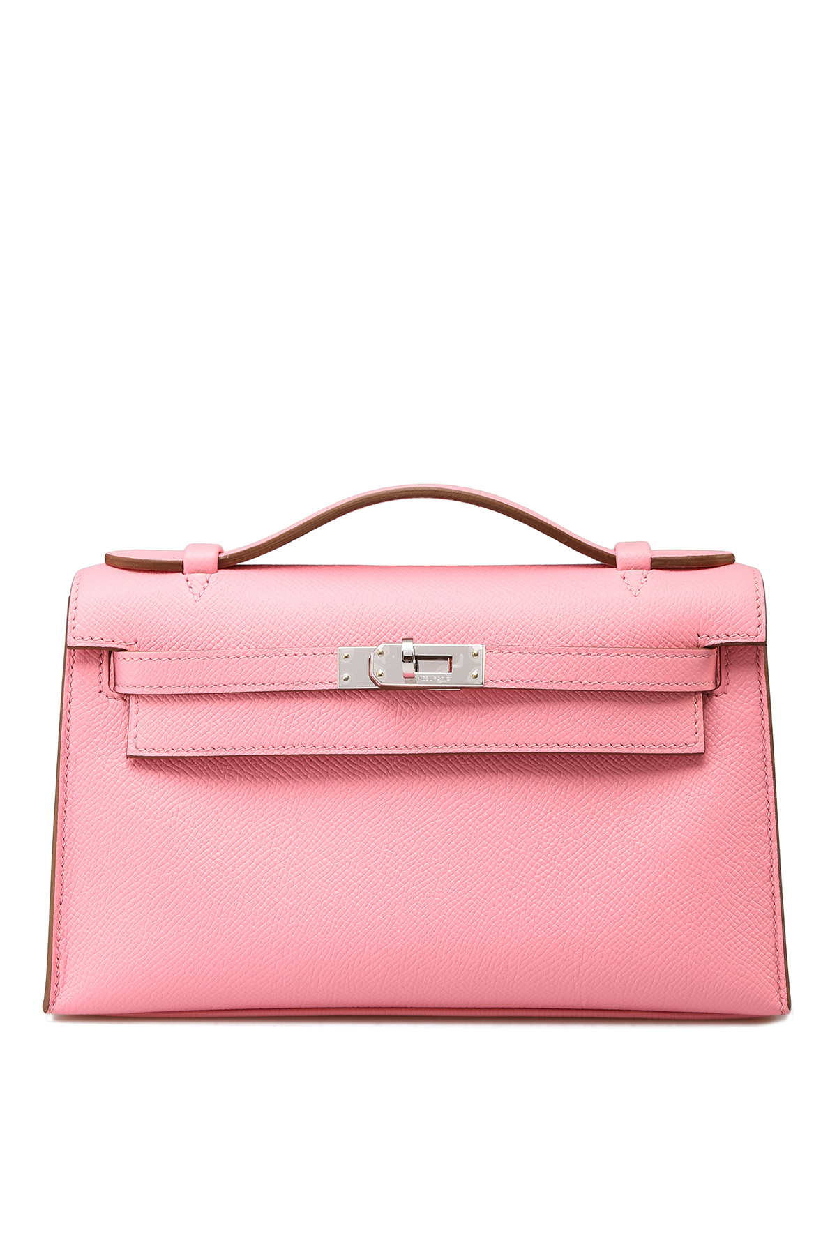 Hermès Kelly Pochette Rose Confetti Epsom with Palladium Hardware