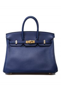 Hermes Birkin 25 Bleu Saphir Swift Gold Hardware #C - Vendome