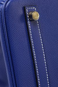 Hermès Birkin HSS 30 Bleu Saphir/Gris Asphalte Epsom Brushed Gold
