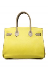 Hermès Birkin 30 HSS Lime Gris Tourterelle Chèvre Mysore