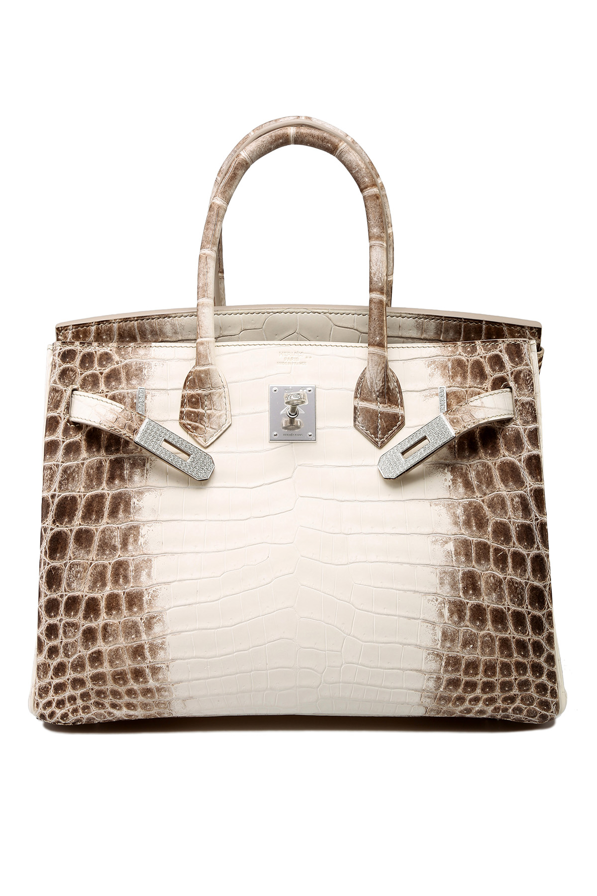 Hermès Birkin 30 Matte Himalaya Niloticus with White Gold and Diamond  Hardware - Bags - Kabinet Privé