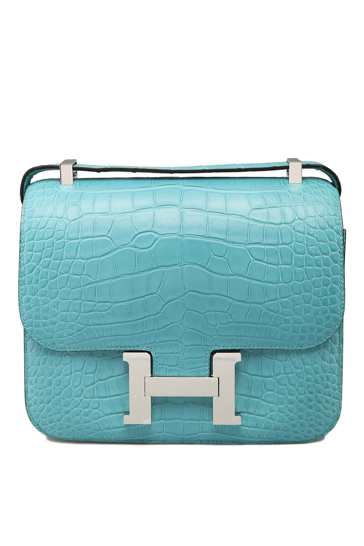 Hermès Constance III 22 Bleu Saint-Cyr Alligator Matte with Palladium  Hardware - Bags - Kabinet Privé