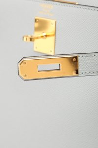 Hermès Kelly Sellier 32 Bleu Frida Epsom Gold Hardware – Saint John's