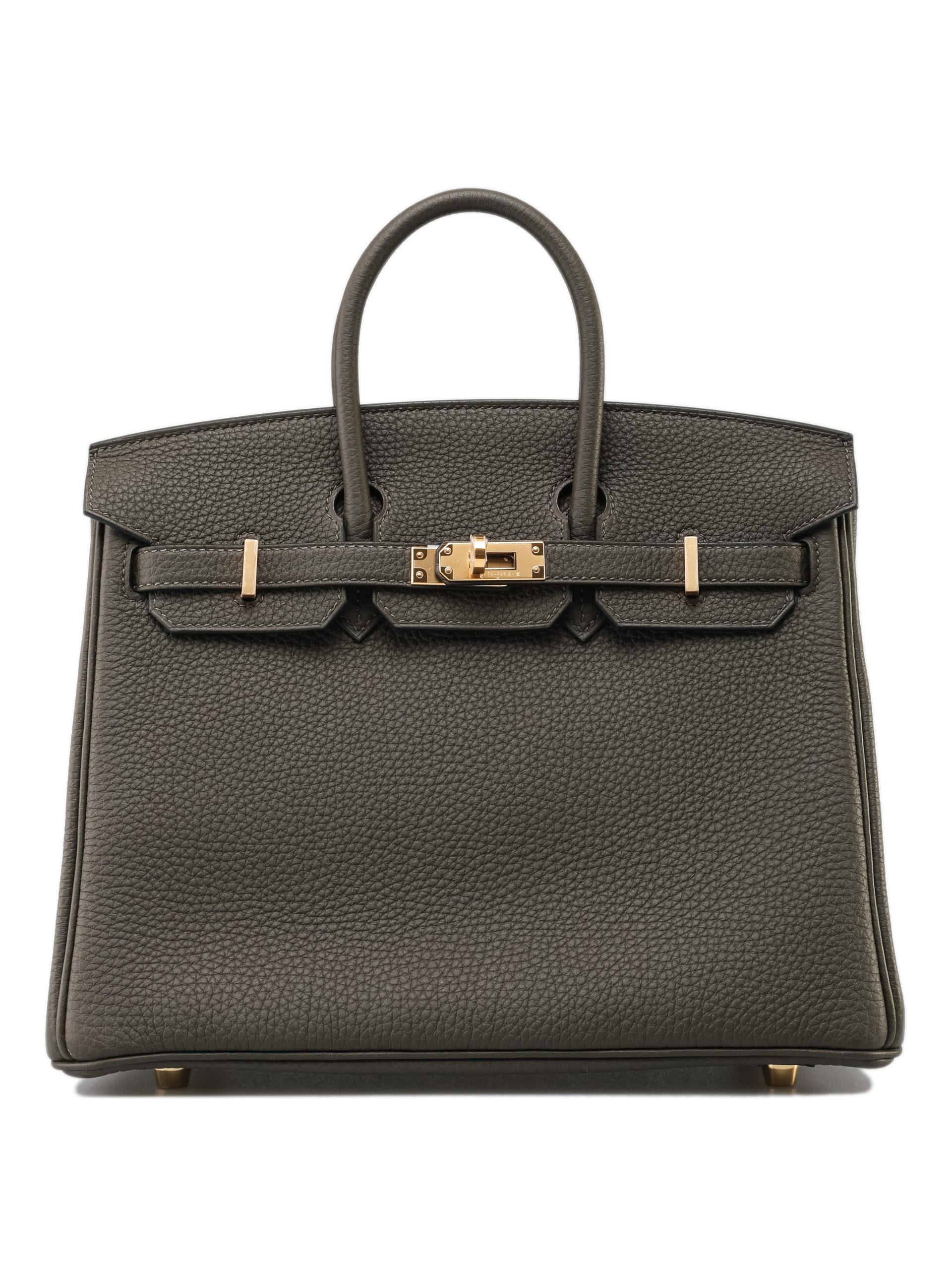 Hermès Birkin 25 Vert Marquis Togo with Gold Hardware - Bags