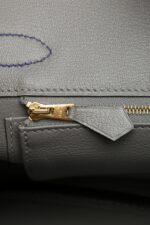 Hermès HSS Birkin 30 Bleu Électrique Electric Blue & Gris Mouette Seagull  Grey Togo with Brushed Gold Hardware - Bags - Kabinet Privé