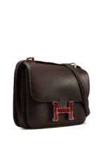 Hermes Constance 24 Bleu Paon / Menthe Enamel Hardware - Vendome