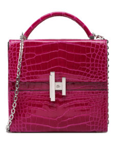 Hermes Birkin Bag Alligator Leather Gold Hardware In Rose