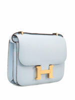 Hermes Constance Mini 18 Blue Glacier Epsom Handbag