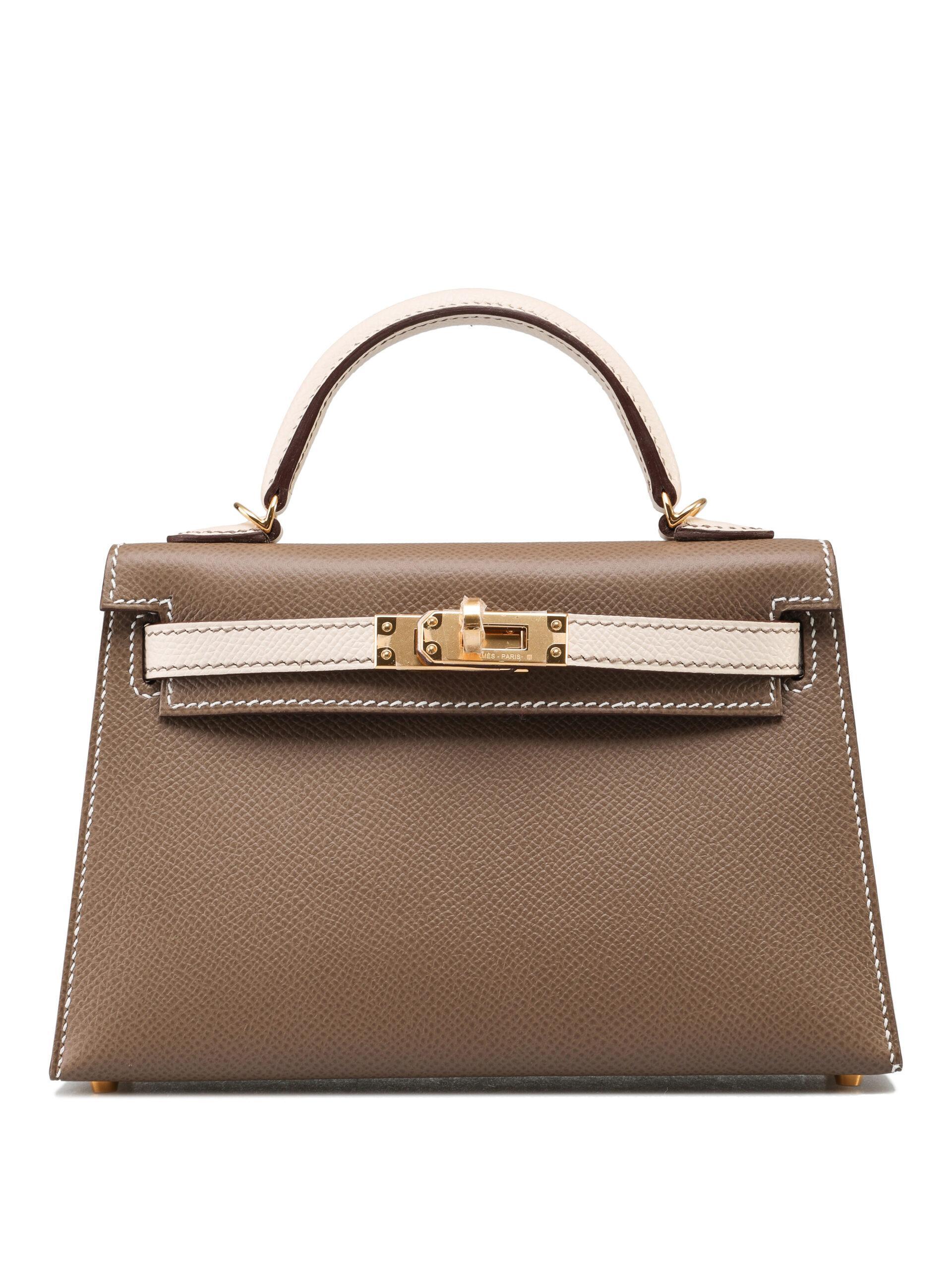 Brand New HERMES New Craie and Etoupe Epsom HSS Special Order