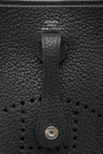 Hermès Mini Evelyn 16 e Rose Mexico Taurillon Maurice Sangle Wool  with Palladium Hardware - Bags - Kabinet Privé