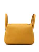 Hermes Mini Lindy 20 Bag Gold w/ Gold Hardware Clemence Leather at 1stDibs