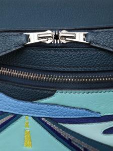 Hermes Cityslide Belt Bag Swift MM Blue 61800246
