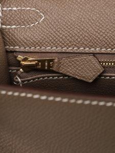 Hermes Kelly 25 Sellier Etoupe Epsom GHW #U SKL1275 – LuxuryPromise