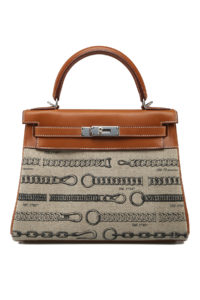 Hermes Kelly 28 Sellier Natural Barenia Palladium Hardware #C - Vendome  Monte Carlo