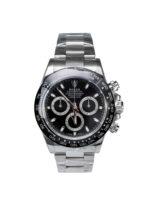 Rolex Cosmograph Daytona in Oystersteel with a Black Dial and an