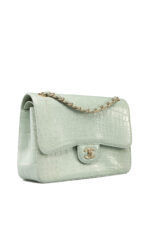 Chanel Hot Pink Alligator Jumbo Double Flap Bag No. 22586821 at