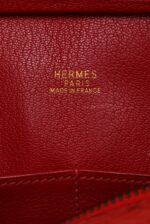 Hermes 28cm Blue Roi Ostrich Plume Bag With Gold
