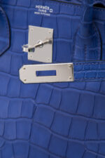 Hermès Birkin 25 – Bleu Electrique « Geometric » Act III Panton