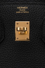 Hermès Birkin 25 Noir (Black) Togo Gold Hardware GHW — The French